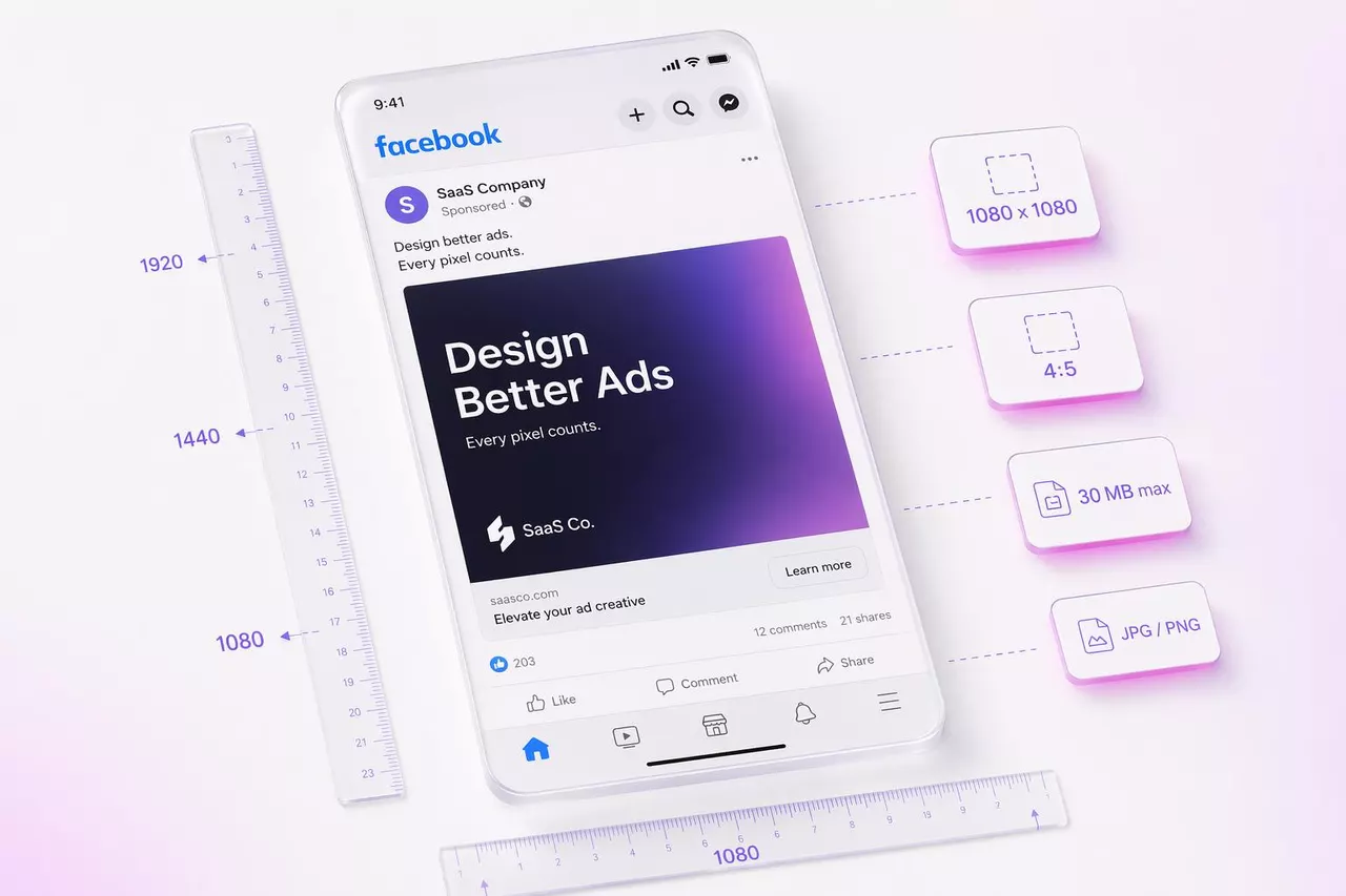 Facebook Ad Image Sizes in 2026: Every Placement, Every Pixel (Updated Spec Sheet)