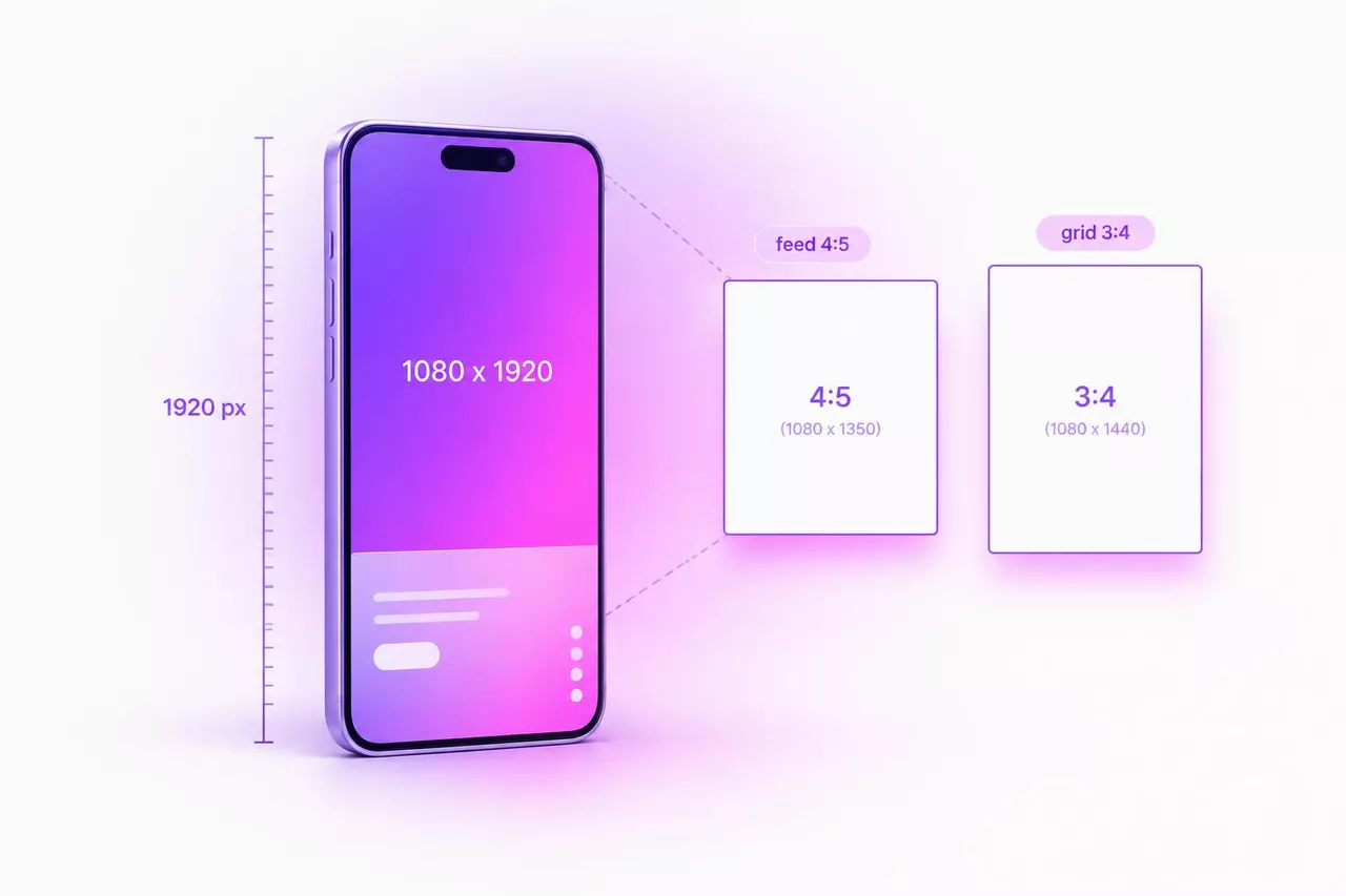 Instagram Reels Size: Dimensions, Safe Zone and How Reels Crop in Feed (2026)