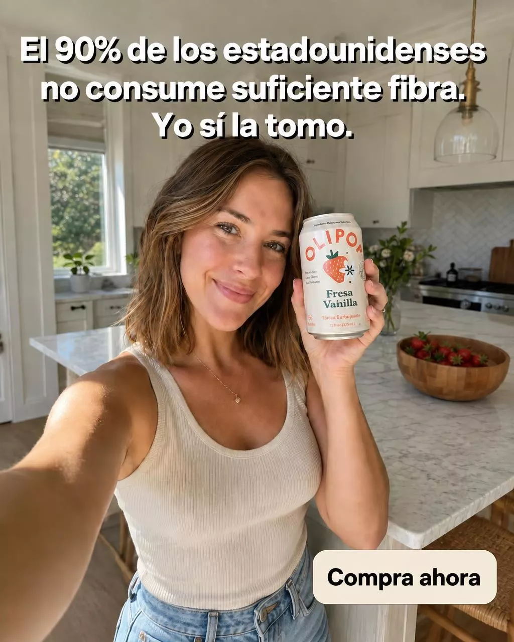 The same ad translated into Spanish