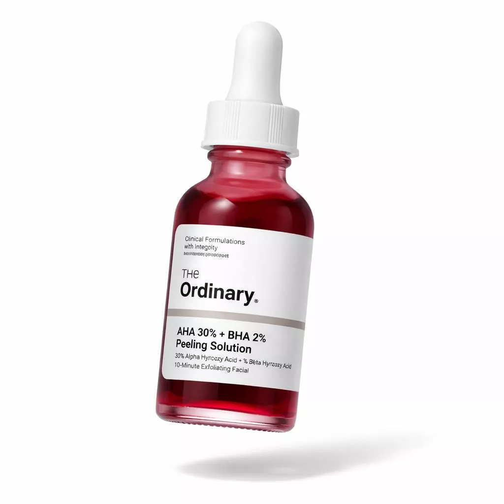 The Ordinary AHA 30% + BHA 2% Peeling Solution before
