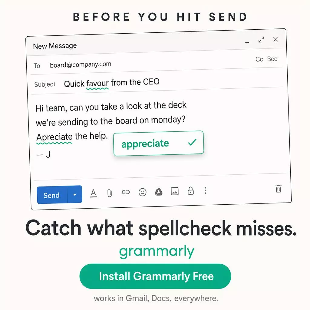 Grammarly after
