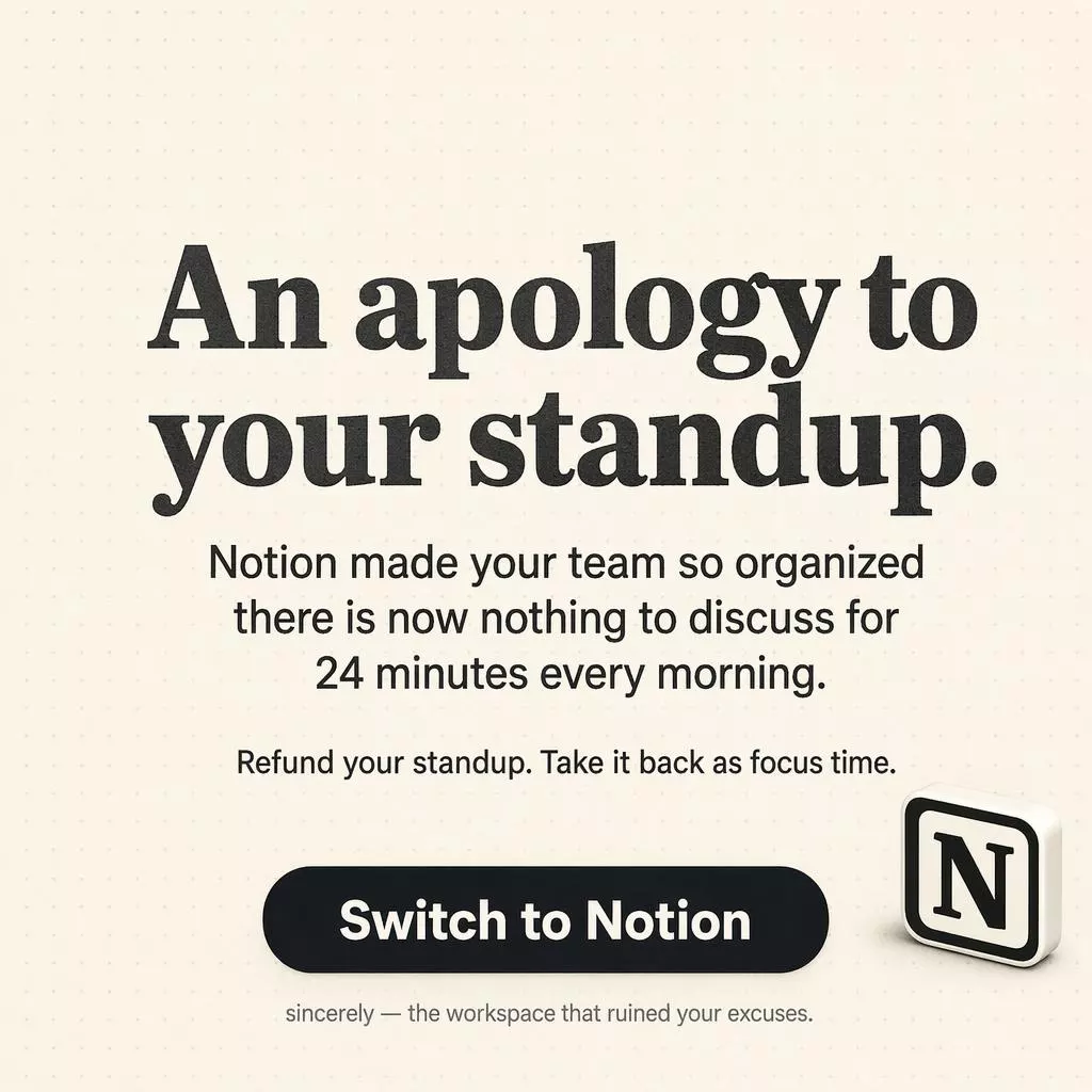 "We're Sorry"