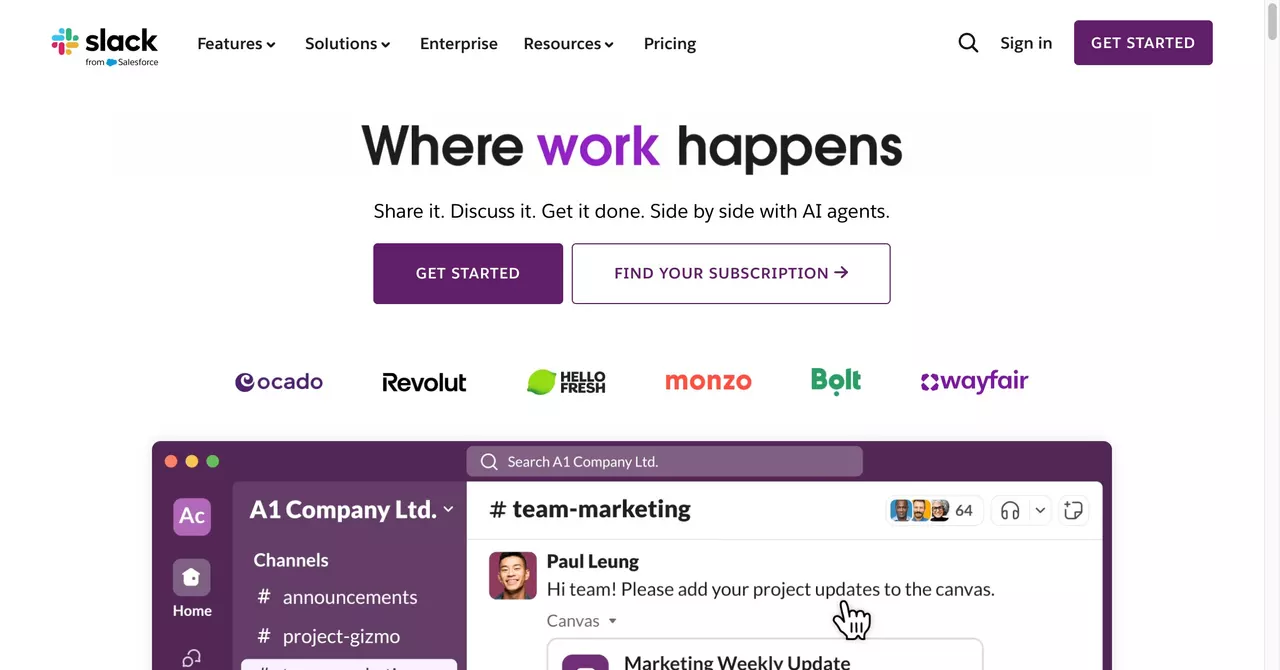 Website screenshot