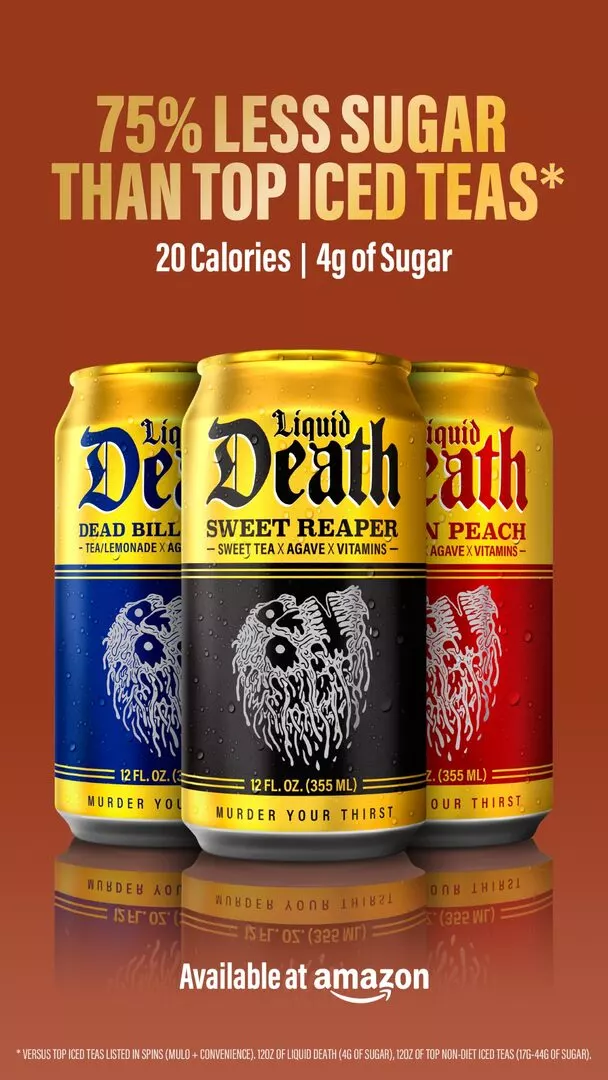 75% Less Sugar Than Top Iced Teas